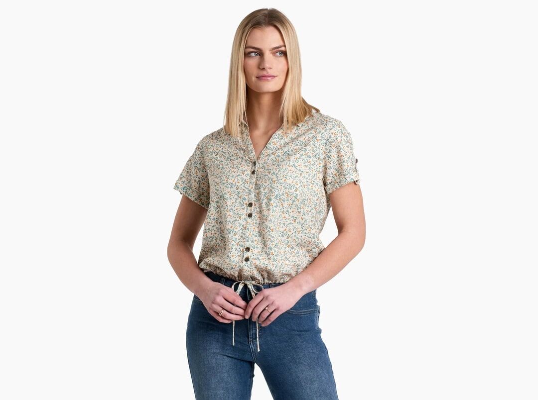 KUHL Women's Liliana Short Sleeve Button-Up Top