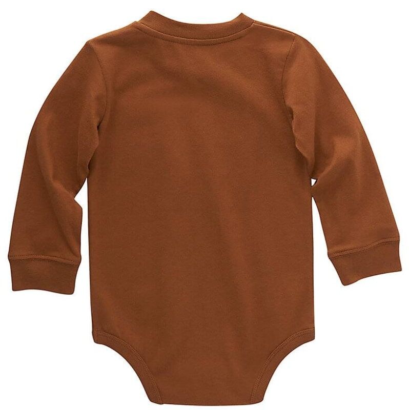 Carhartt Kids' Long Sleeve Pocket Bodysuit
