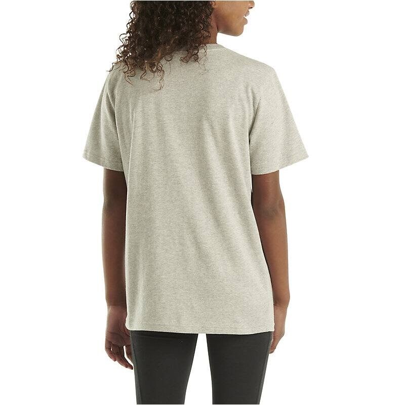 Carhartt Kids' Short Sleeve Pocket T-Shirt in Heather Grey