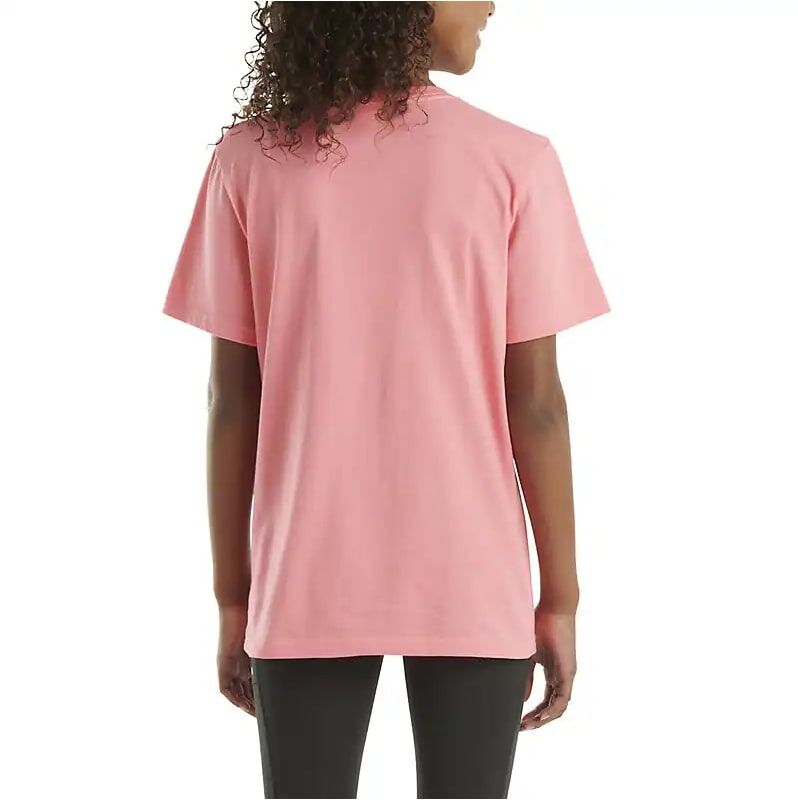 Carhartt Kids' Short Sleeve Pocket T-Shirt in Pink Lemonade