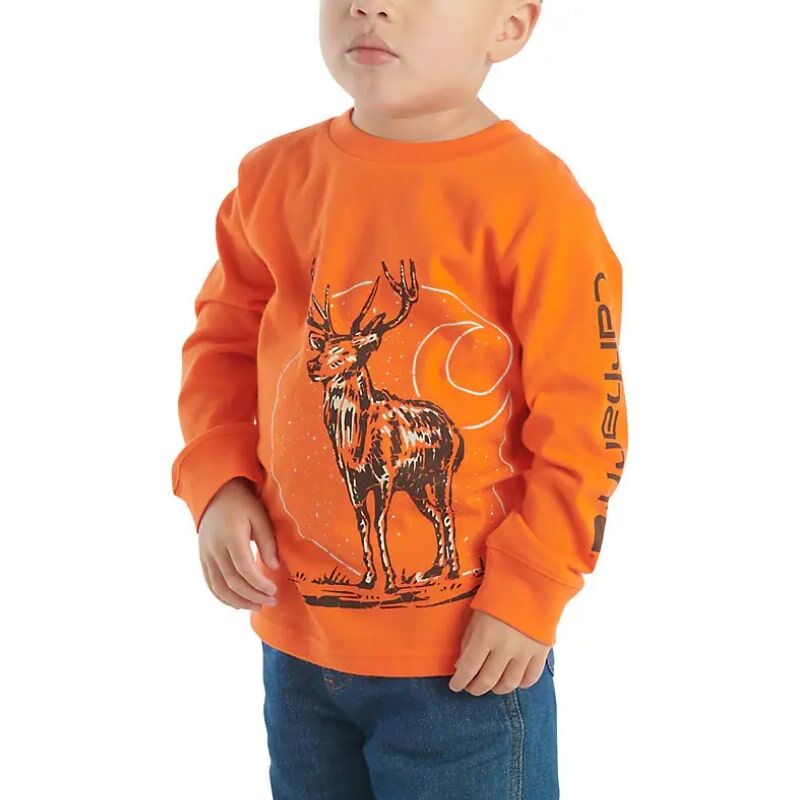 Carhartt Boy's Long Sleeve Deer T-Shirt