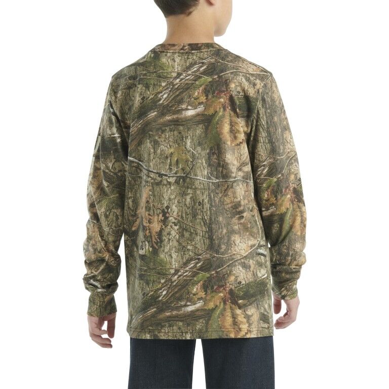 Carhartt Boy's Long Sleeve Camo Pocket T-Shirt