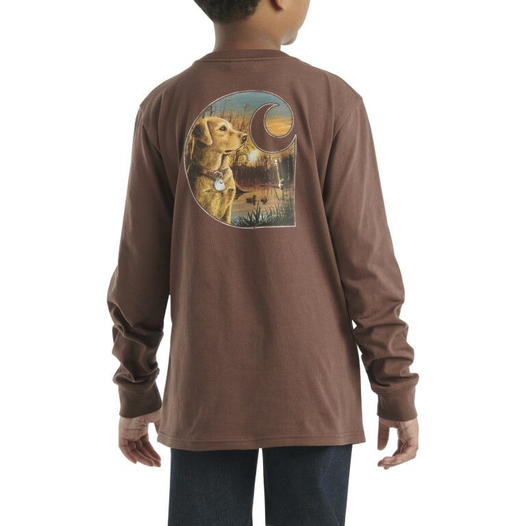 Carhartt Boy's Long Sleeve Graphic Pocket T-Shirt