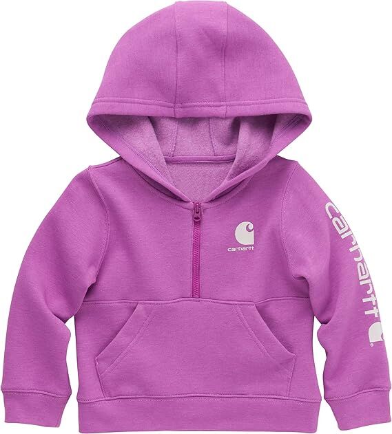 Carhartt Girl's Long Sleeve 1/2 Zip Sweatshirt