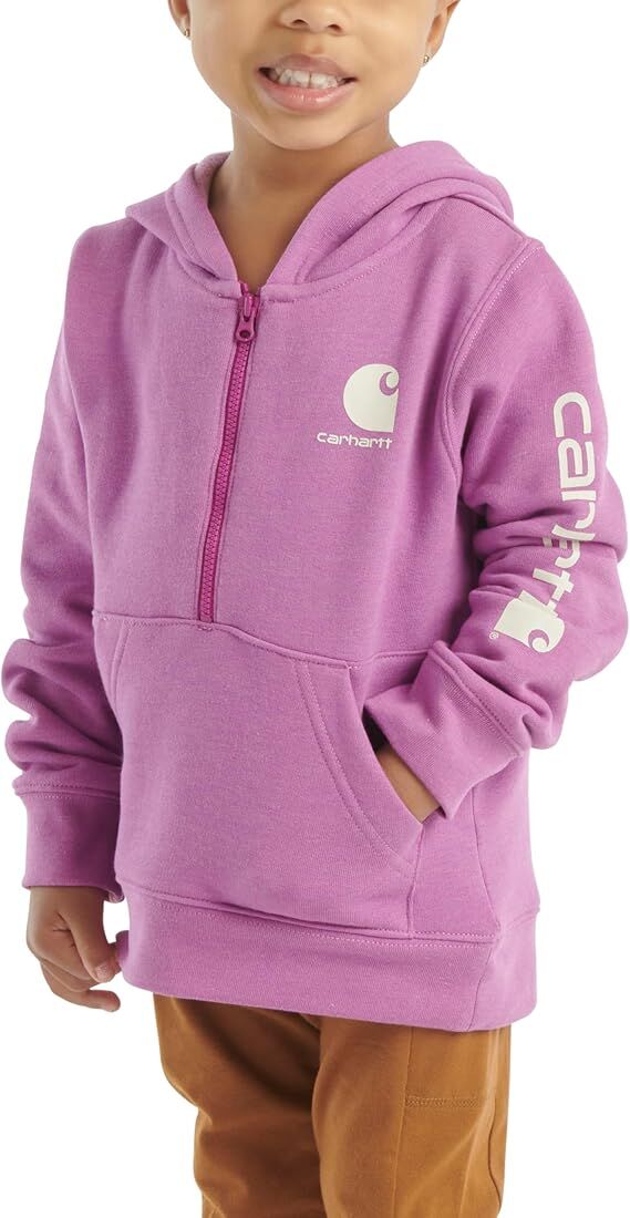 Carhartt Girl's Long Sleeve 1/2 Zip Sweatshirt