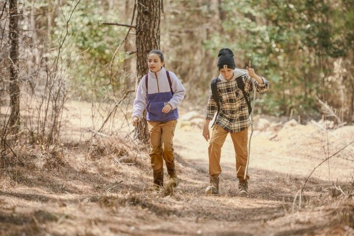 Carhartt Boy's Long Sleeve Hooded Flannel Button Front Shirt