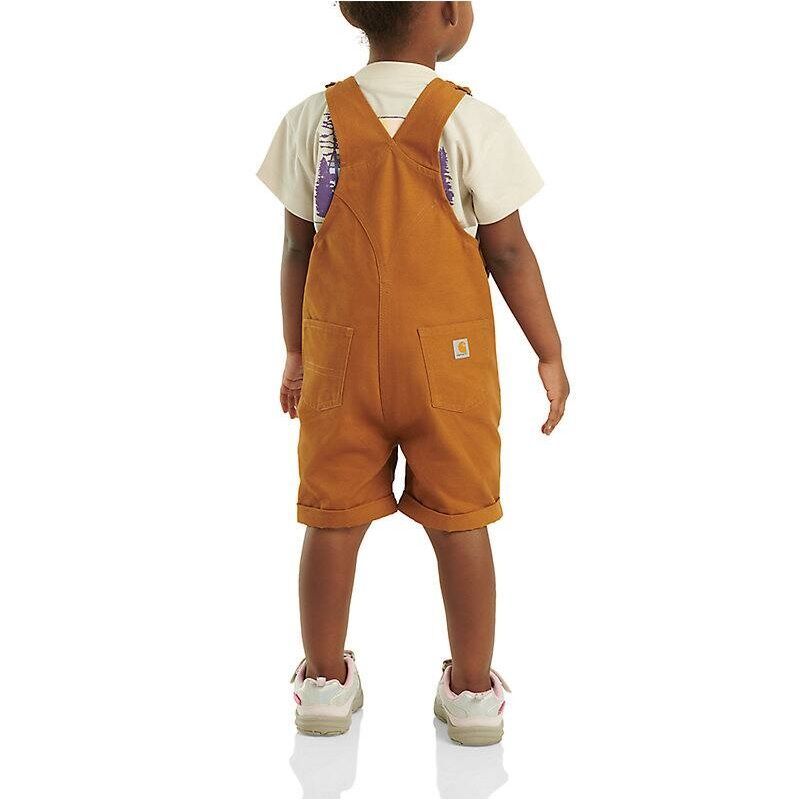 Carhartt Girl's Canvas Ruffle Front Shortall