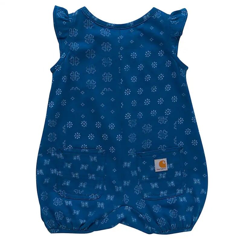 Carhartt Infant Girl's Short Sleeve Bandana Print Romper