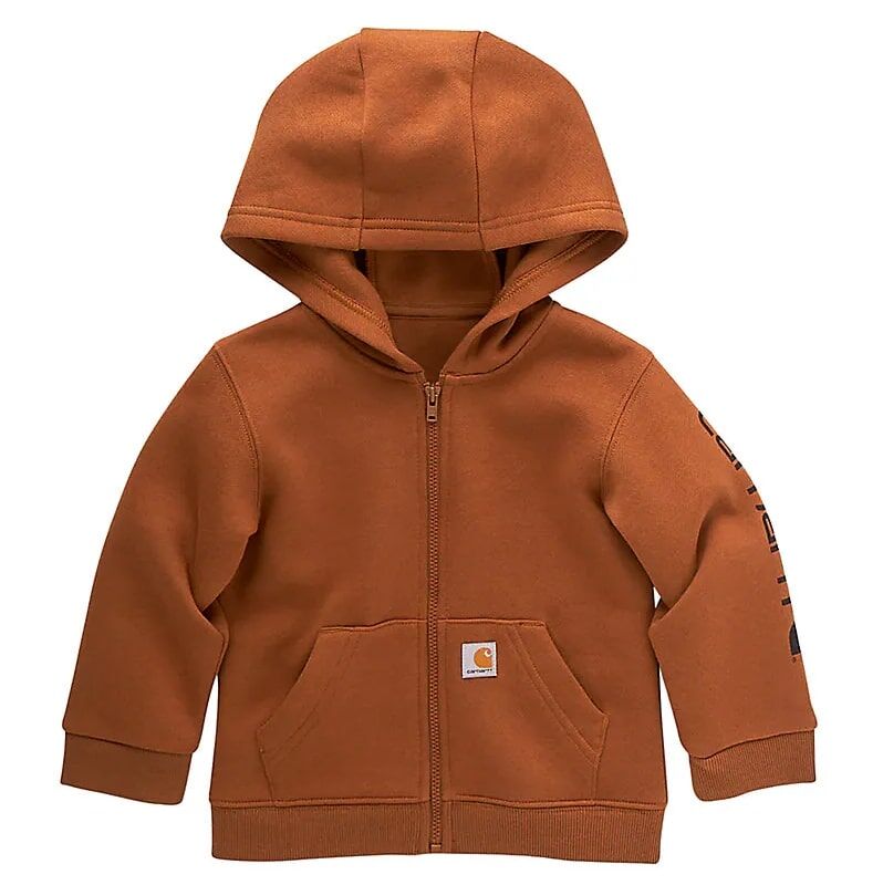 Carhartt Boy's Long Sleeve Full Zip Hooded Sweatshirt