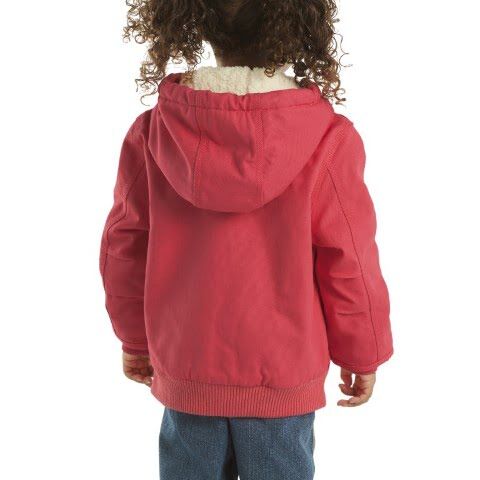 Carhartt Girl's Long Sleeve Canvas Insulated Hooded Active Jac