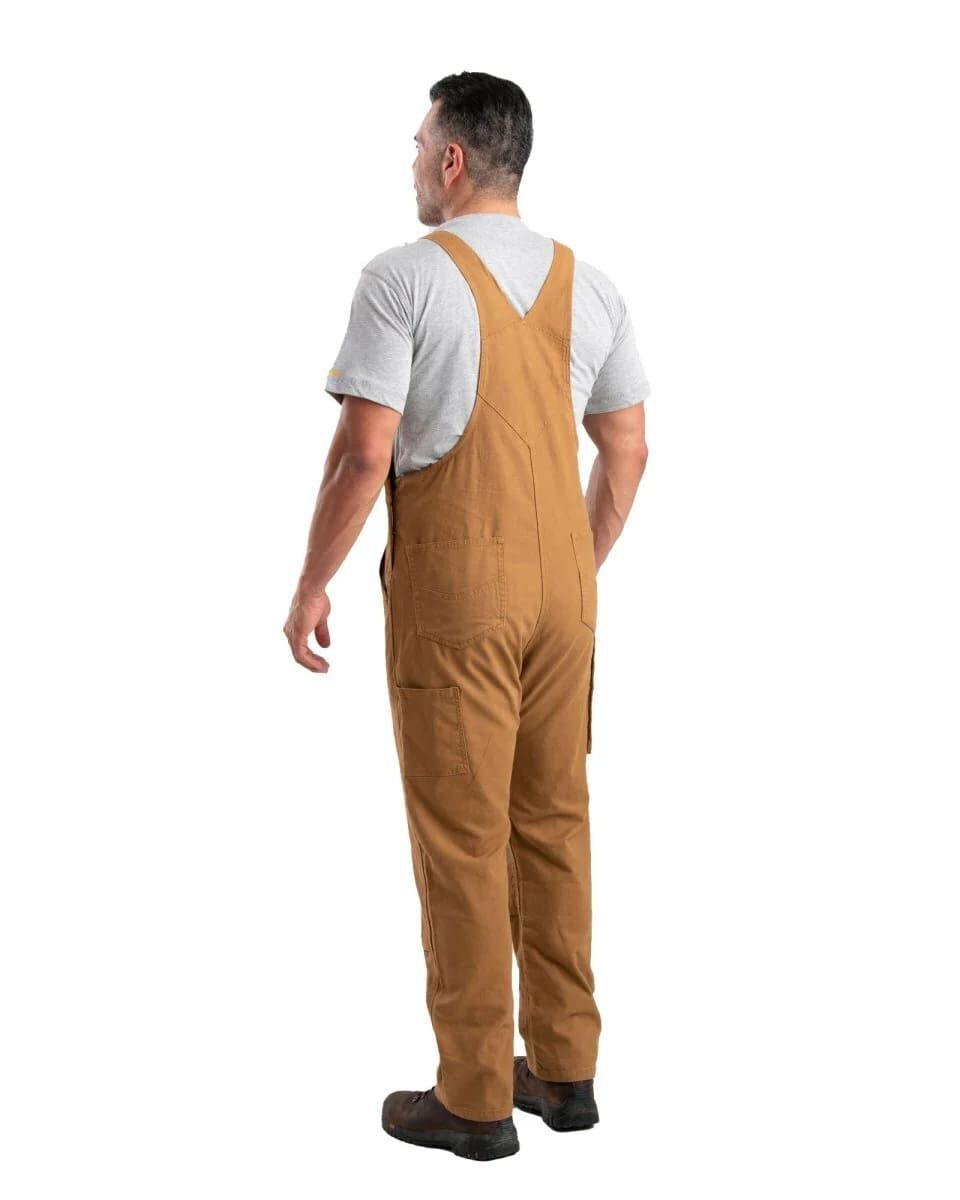Berne Men's Highland Flex Unlined Duck Bib Overall