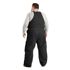 Berne Men's Heartland Insulated Washed Duck Bib Overall in Black