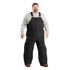 Berne Men's Heartland Insulated Washed Duck Bib Overall in Black