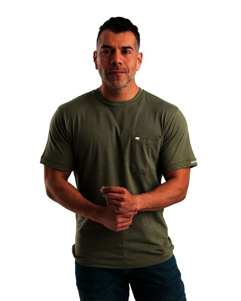 Berne Men's Performance Short Sleeve Pocket T-Shirt