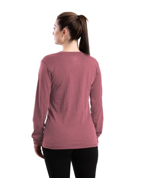 Berne Women's Performance V-Neck Long Sleeve T-Shirt
