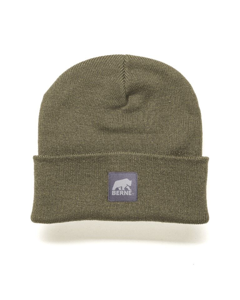 Berne Men's Heritage Knit Cuff Beanie in Lichen