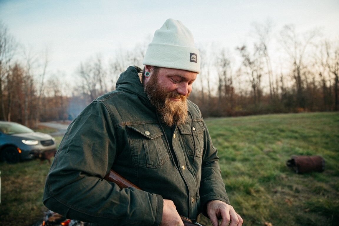 Berne Men's Heritage Knit Cuff Beanie in White