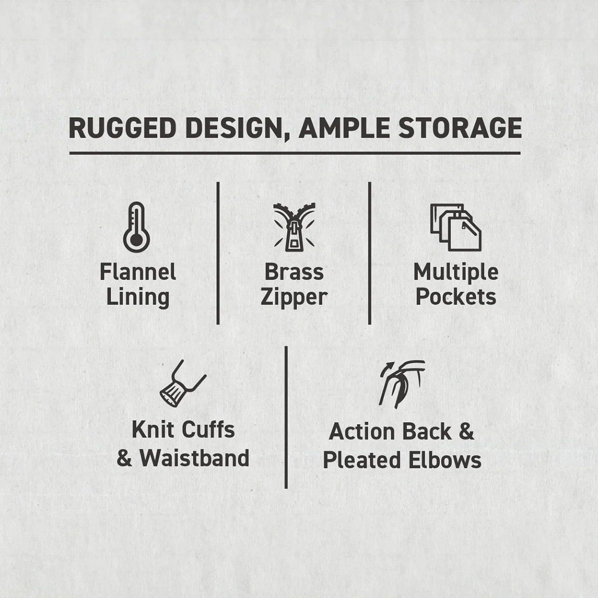 Berne Men's Duck Flannel Lined Hooded Work Jacket