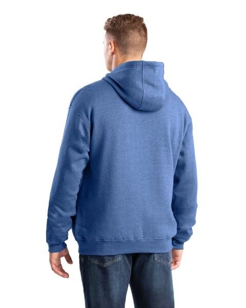 Berne Men's Zippered Pocket Hooded Pullover Sweatshirt