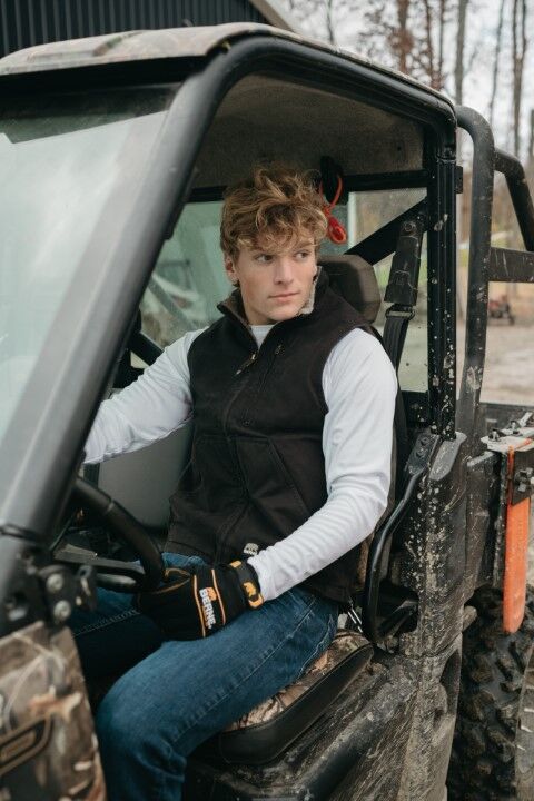 Berne Men's Canyon Sherpa Lined Vest