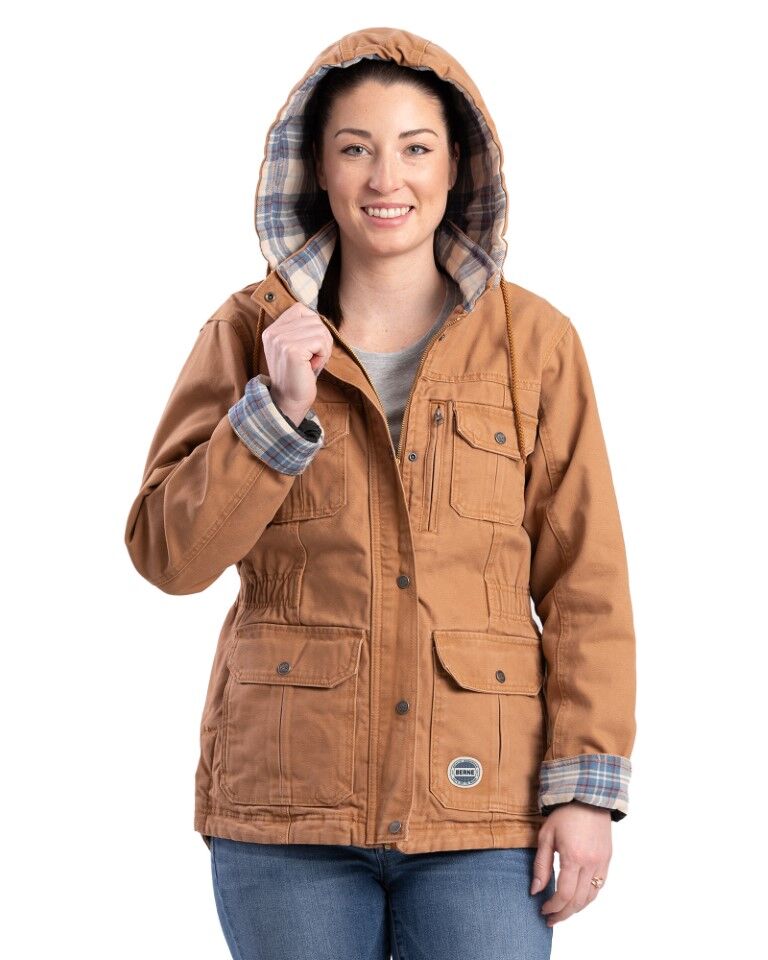 Berne Women's Vintage Washed Duck Barn Coat