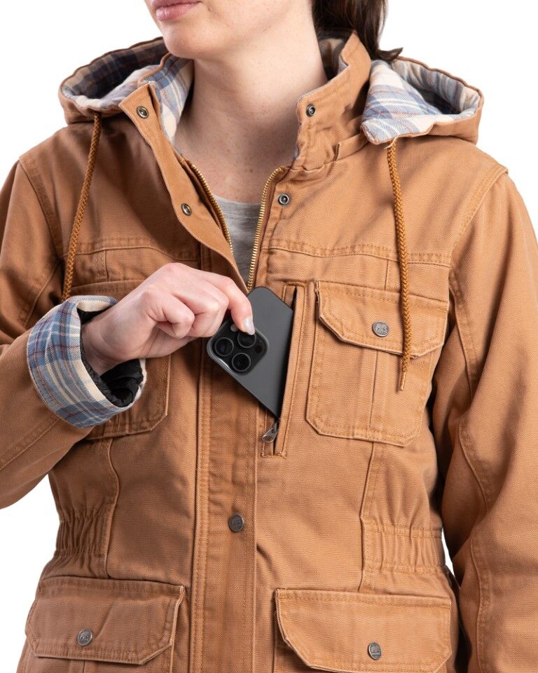 Berne Women's Vintage Washed Duck Barn Coat