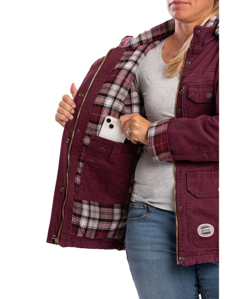 Berne Women's Vintage Washed Duck Barn Coat