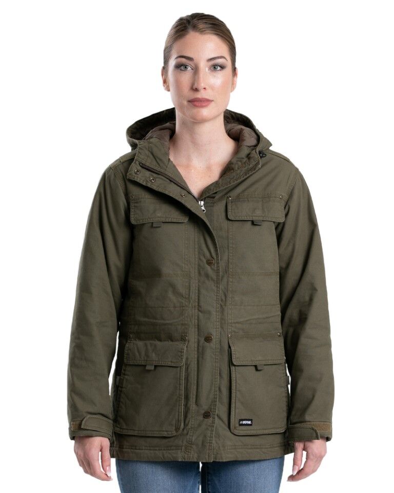 Berne Women's Softstone Washed Duck Utility Coat