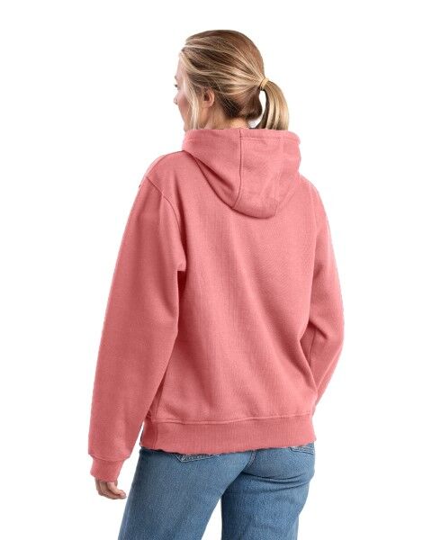 Berne Women's Heritage Zippered Pocket Hooded Pullover Sweatshirt