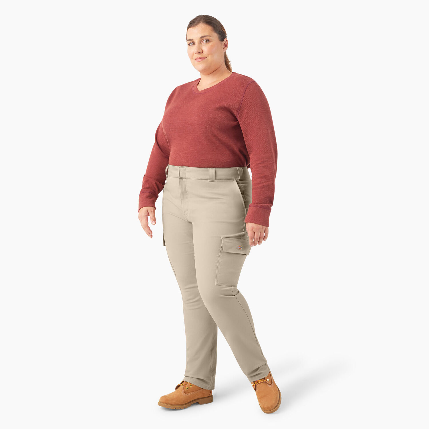 Dickies Women's SUPER FLEX Straight Leg Cargo Pants