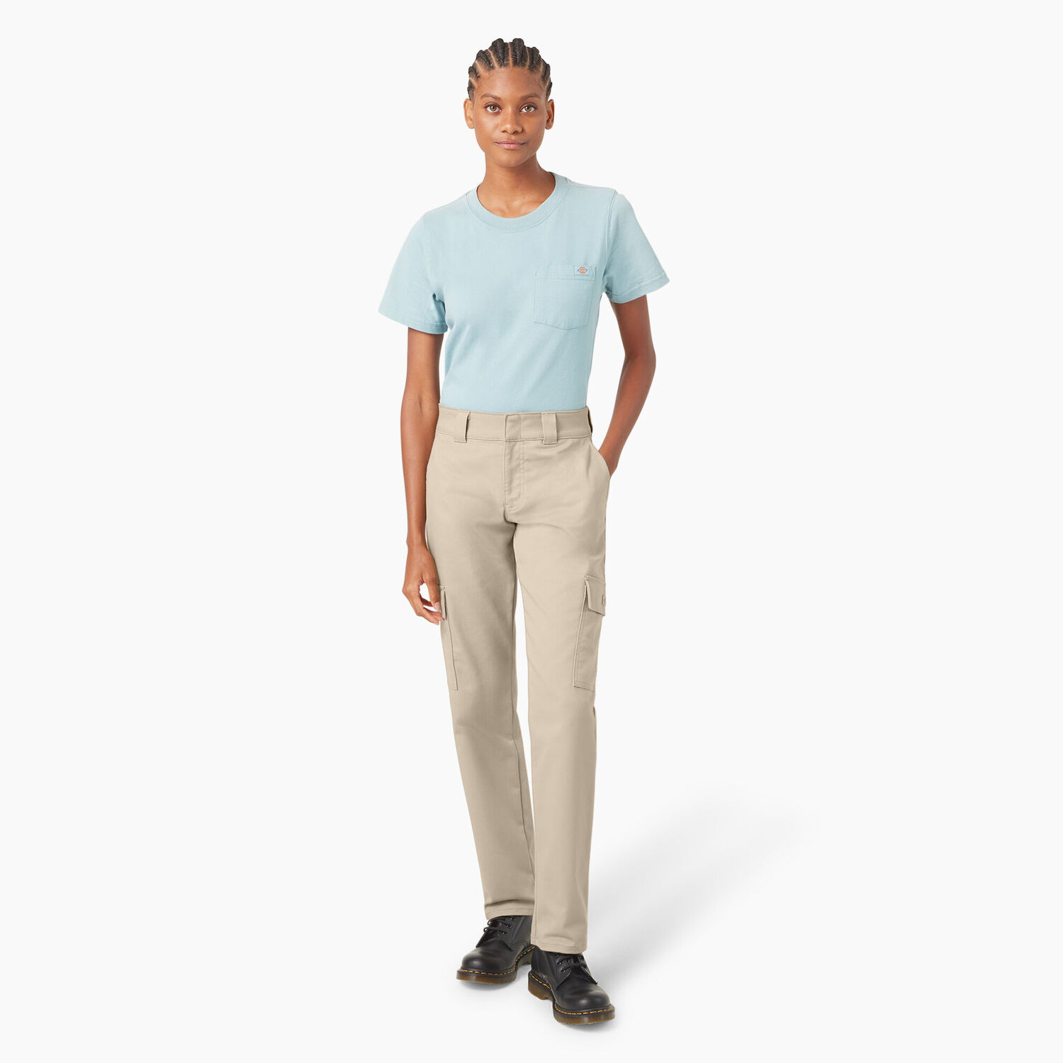 Dickies Women's SUPER FLEX Straight Leg Cargo Pants