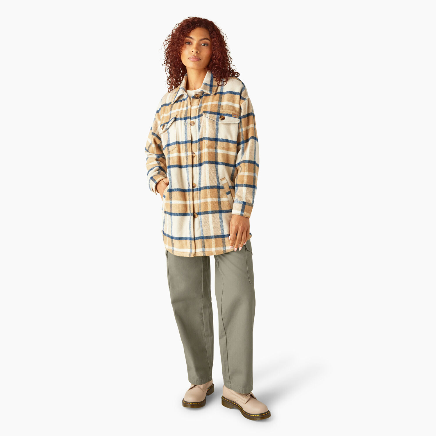 Dickies Women's Oversized Shirt Jacket