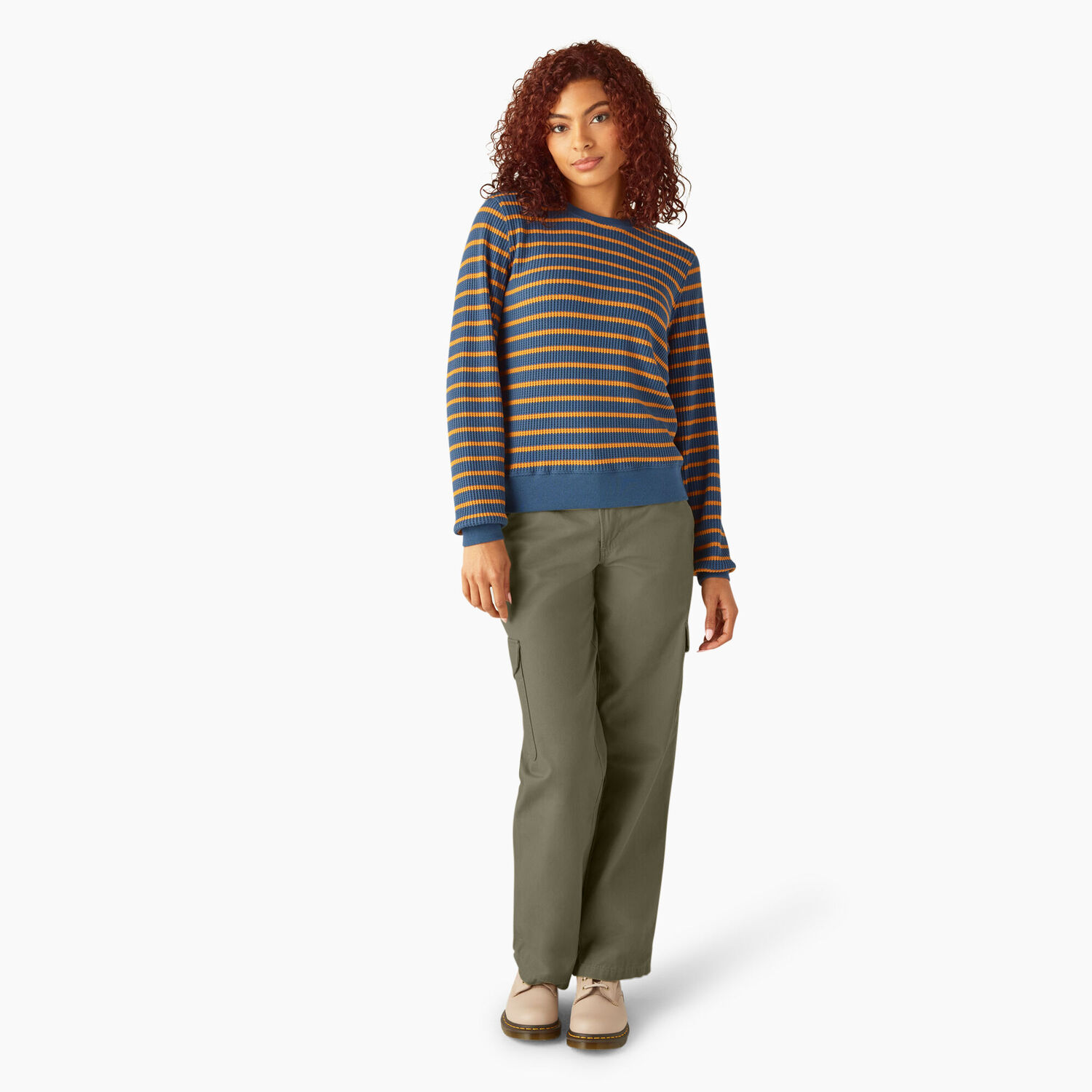 Dickies Women's Thermal Crewneck Shirt