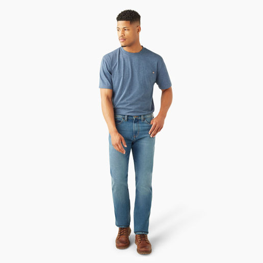 Dickies Men's FLEX Slim Fit Jeans in Mid Wash
