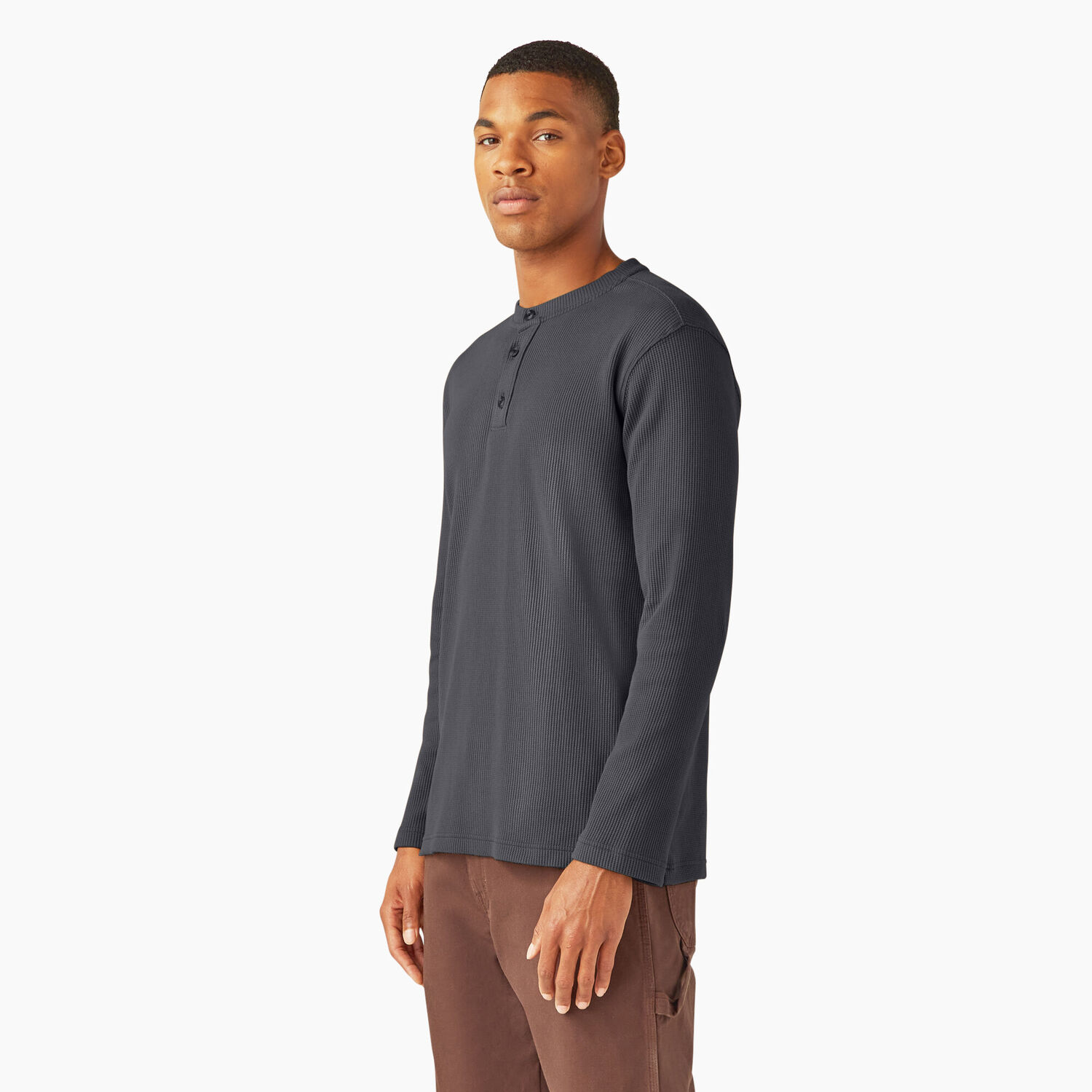 Dickies Men's Henley Thermal Shirt