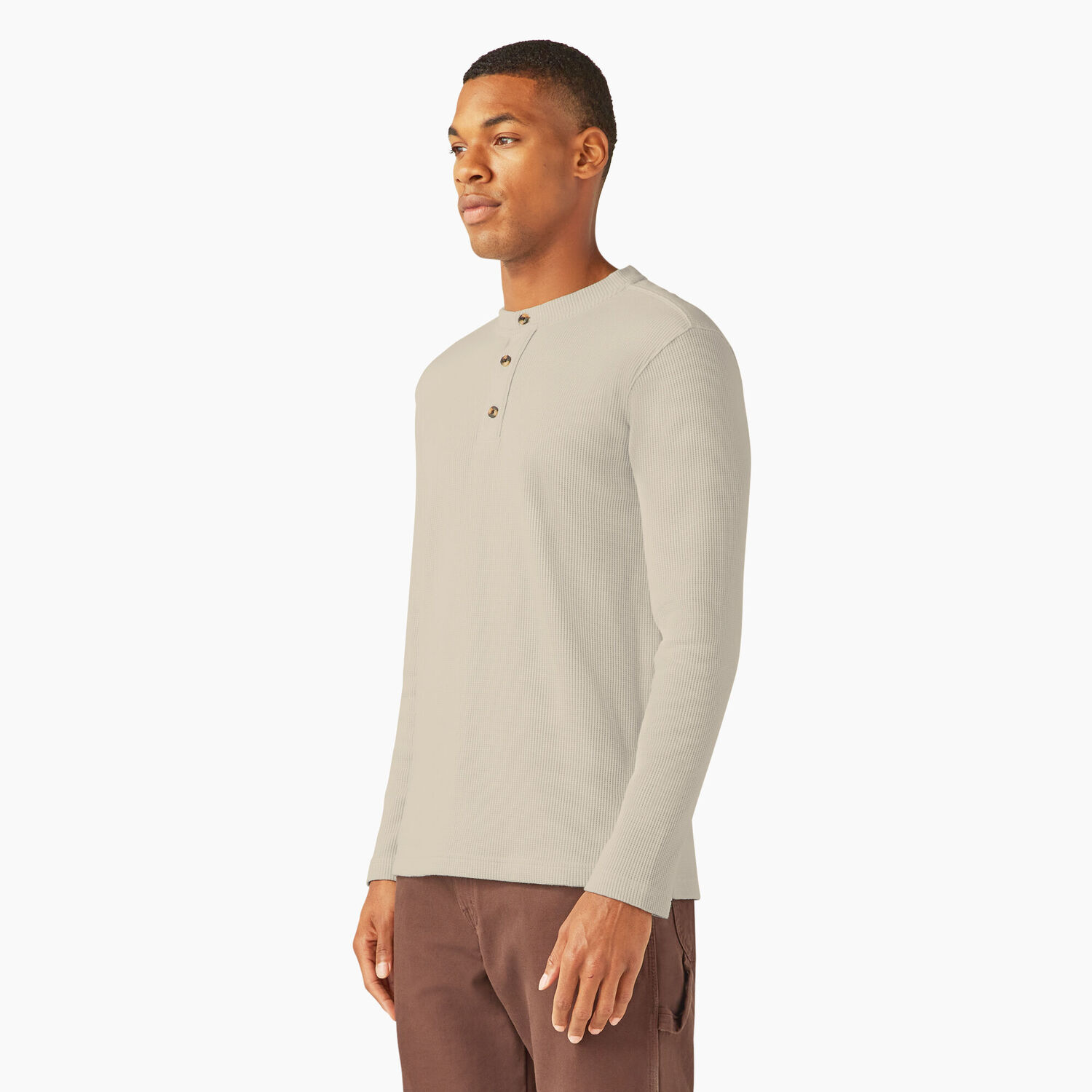 Dickies Men's Henley Thermal Shirt