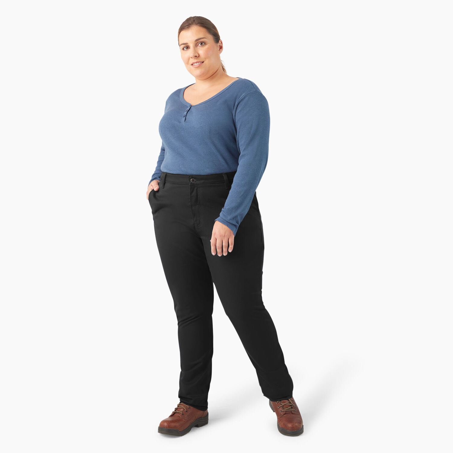 Dickies Women's SUPER FLEX Straight Leg Work Pants