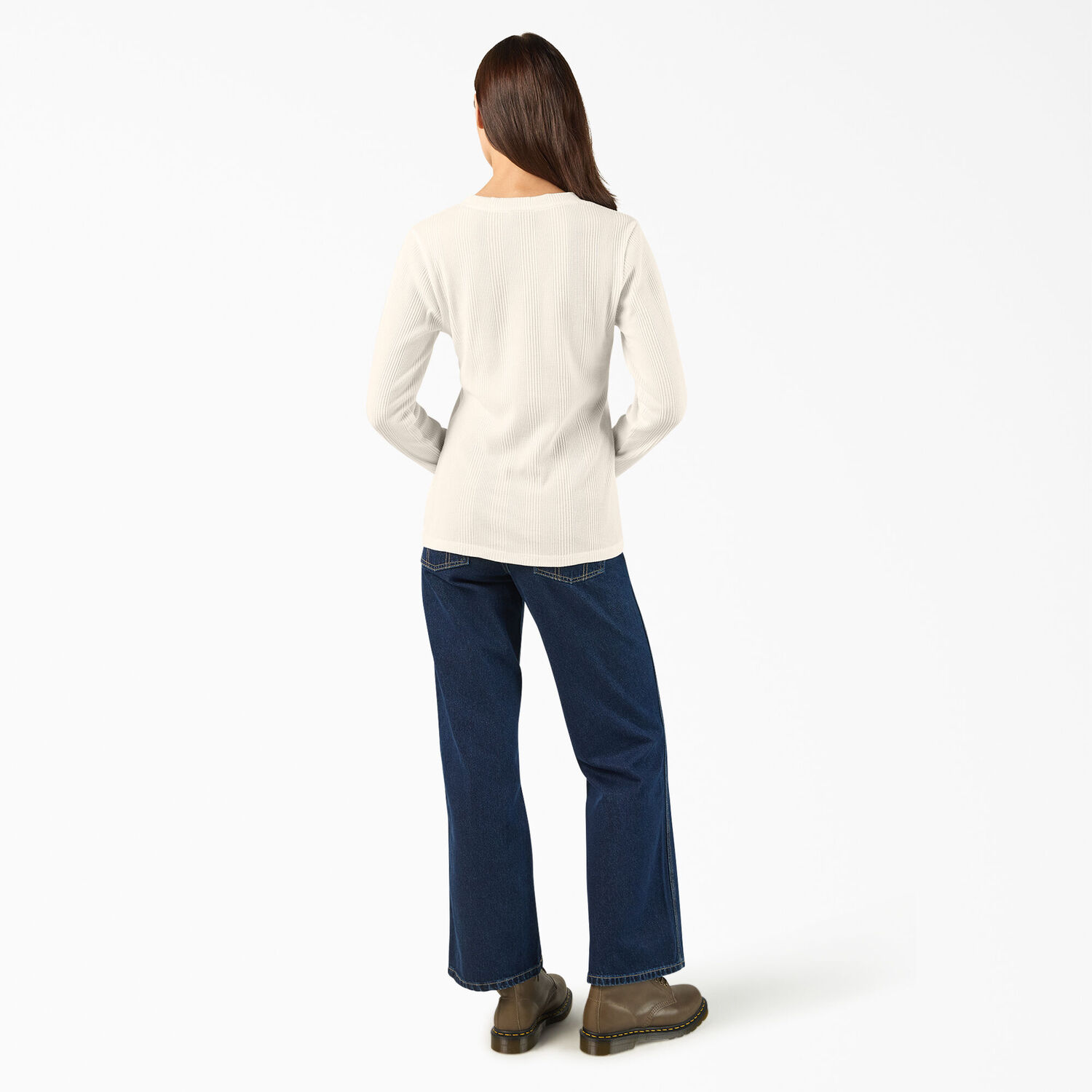 Dickies Women's Crewneck Henley Shirt