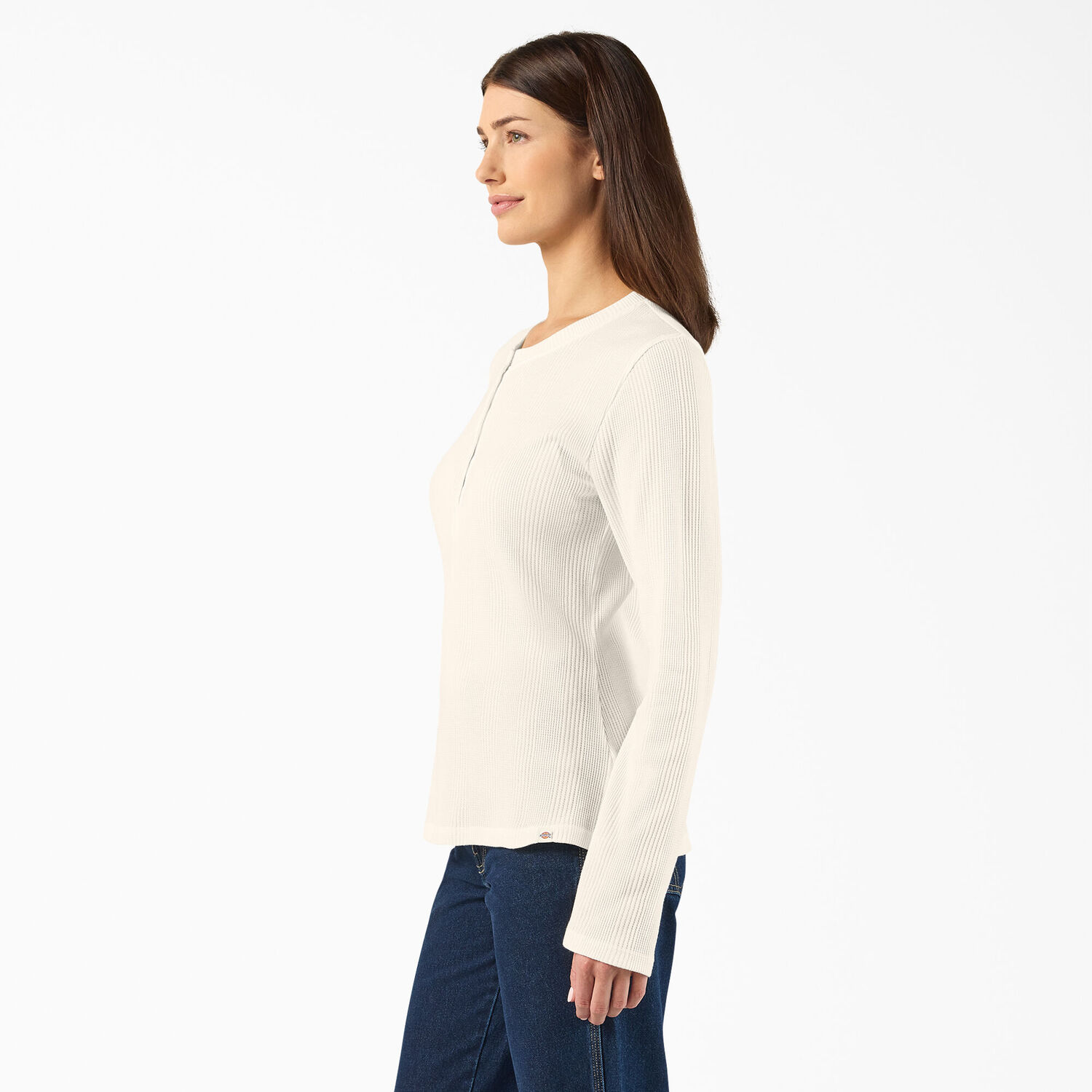 Dickies Women's Crewneck Henley Shirt