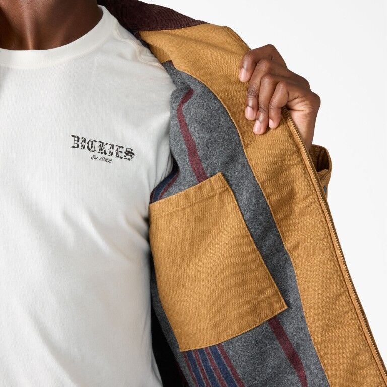 Dickies Men's Blanket Lined Duck Canvas Jacket
