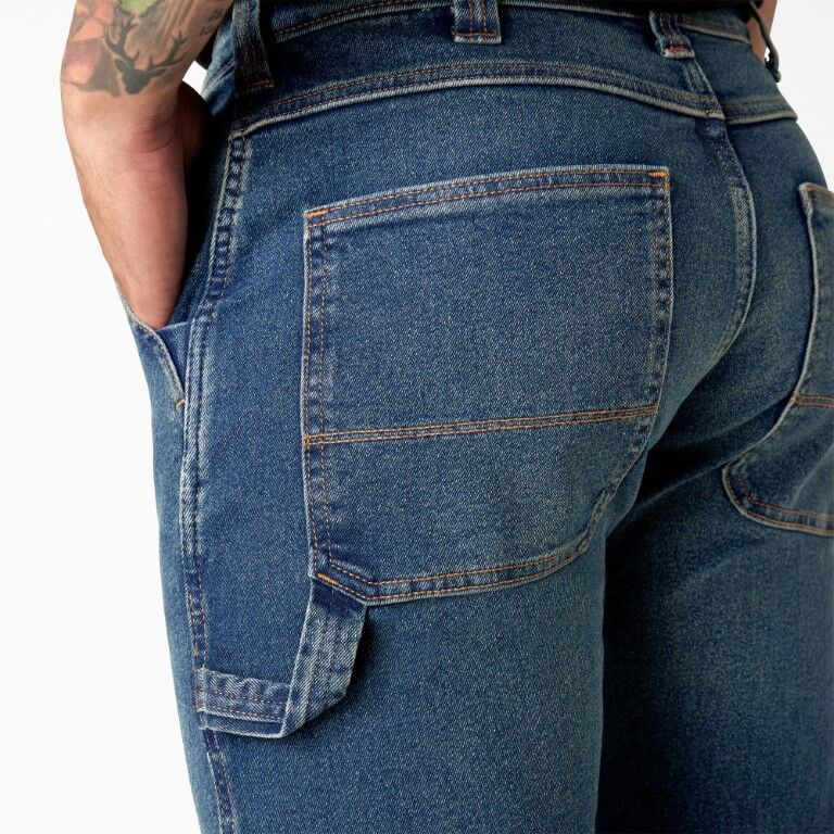 Dickies Men's FLEX Relaxed Fit Double Knee Jean 