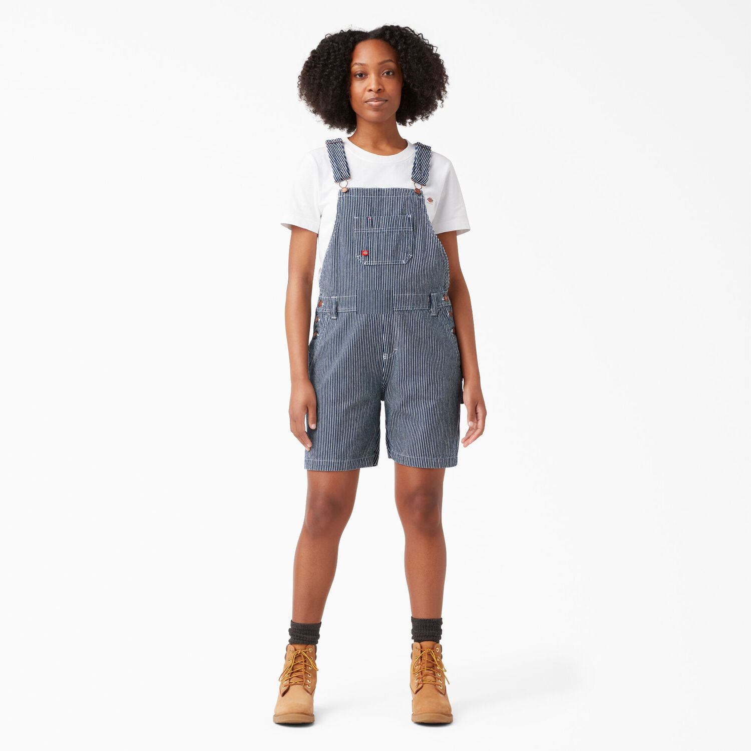 Dickies Women's 7-In Relaxed Fit Bib Shortalls