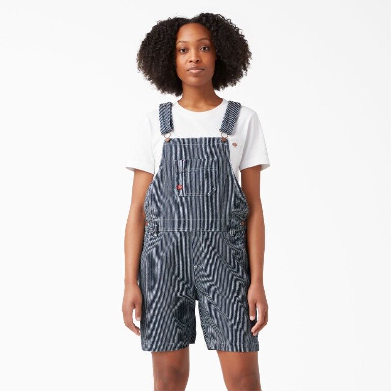 Dickies Women's 7-In Relaxed Fit Bib Shortalls