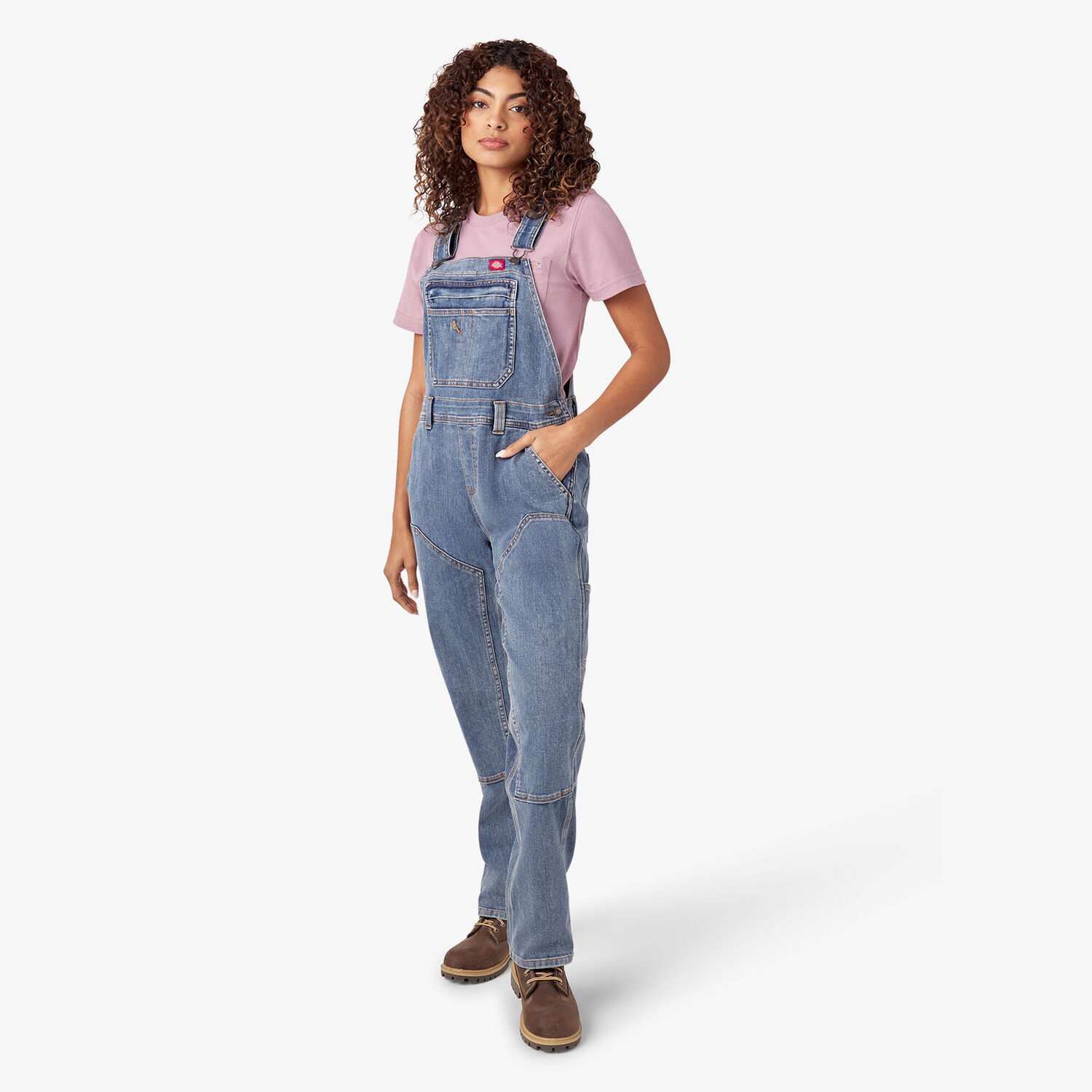 Dickies Women's Double Front Bib Overalls