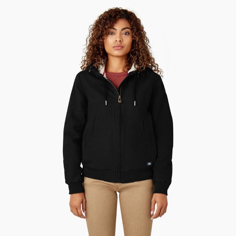 Dickies Women's Fleece Lined Duck Canvas Jacket