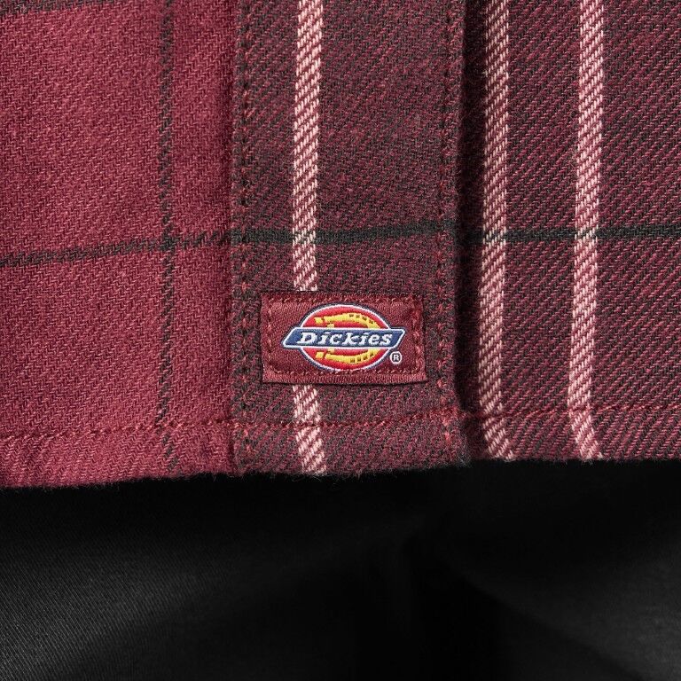 Dickies Women's Plaid Flannel Long Sleeve Shirt