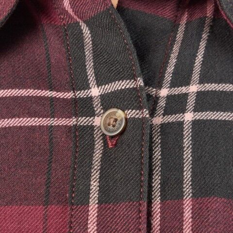 Dickies Women's Plaid Flannel Long Sleeve Shirt