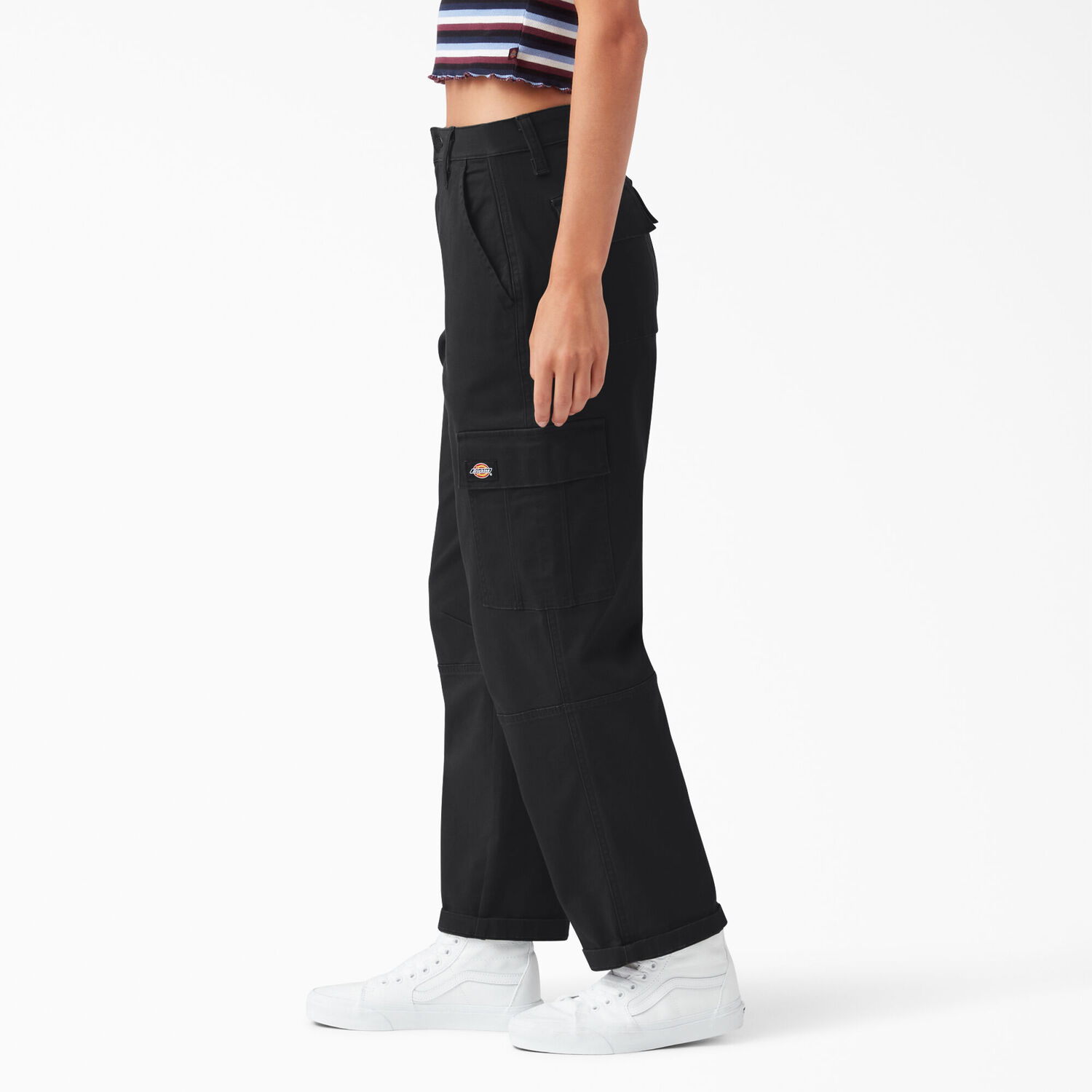 Dickies Women's Relaxed Fit Cropped Cargo Pants