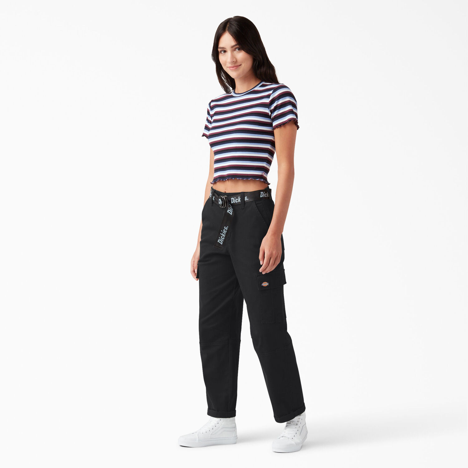 Dickies Women's Relaxed Fit Cropped Cargo Pants
