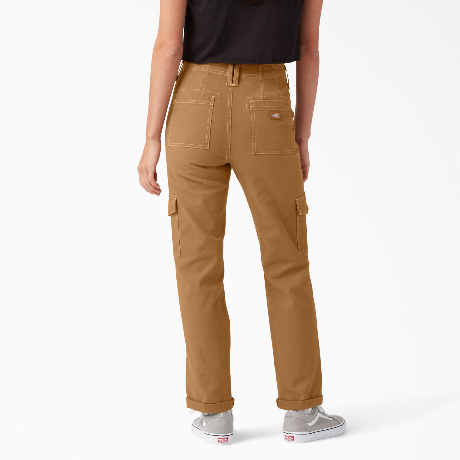 Dickies Women's Skinny Fit Cuffed Cargo Pants
